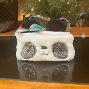 Claire's Adorable Panda Make Up Bag